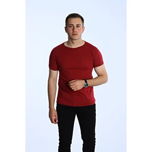 EG38 Eko Slimfit Basic Tişört Bordo