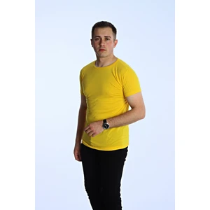 EG38 Eko Slimfit Basic Tişört Sarı