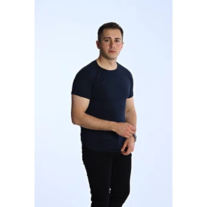 EG38 Eko Slimfit Basic Tişört Lacivert