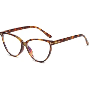 Toz Vintage Leopar Tefra Mavi Işık Korumalı Retro Vintage Gözlük