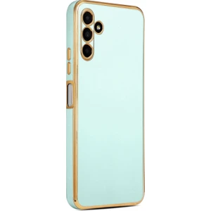 Samsung Galaxy A04S Kılıf Kenar Detaylı Yumuşak Parlak Silikon