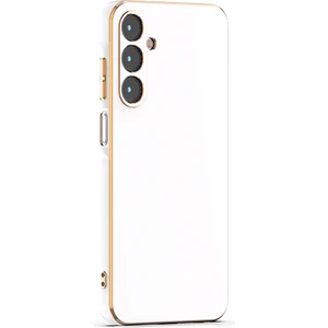 Samsung Galaxy A25 Kılıf Kenar Detaylı Yumuşak Parlak Silikon