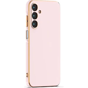 Samsung Galaxy A25 Kılıf Kenar Detaylı Yumuşak Parlak Silikon
