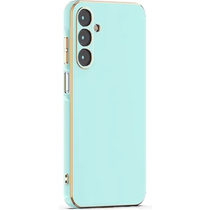 Samsung Galaxy A25 Kılıf Kenar Detaylı Yumuşak Parlak Silikon