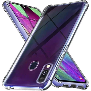 Caseart Samsung Galaxy A40 ile Uyumlu Kapak Köşe Korumalı Airbag Antishock Şeffaf Silikon Kılıf