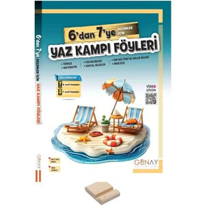 Günay Yayınları 6'dan 7'ye Geçenler Için Yaz Tatili Föyleri + Telefon Tutucu