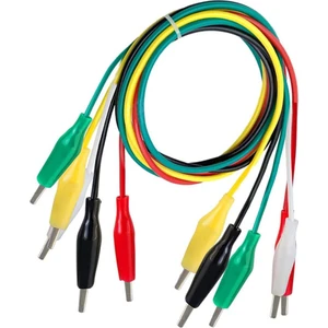 BK Teknoloji Kablolu Renk Kodlu 45MM Büyük Boy Krokodil 5 Renk 5'li Paket