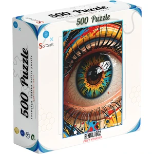 Soi Craft 500 Parça Puzzle Renkli Göz