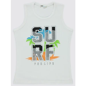 Civil Boys Erkek Çocuk Tişört 6-9 Yaş Beyaz