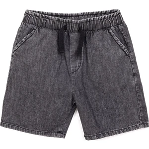 Hellobaby Erkek Bebek Basic Şort Denim Reçme Paça Siyah