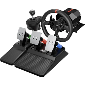 Rowdy V997 Only Pc 3 Pedallı - El ve Sıralı Vitesli Oyuncu Direksiyonu (Sadece Pc Uyumlu)