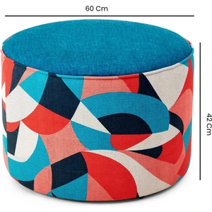 Just Home Efes Puf - Renkli