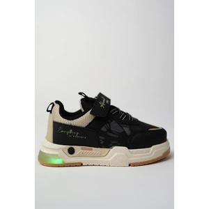 Dory Garantili Işıklı Bağcıklı ve Cırtlı  Çocuk Sneaker Spor Ayakkabı
