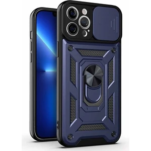 iPhone 14 Pro Kılıf Magnetik Standlı Kamera Korumalı Zore Sürgülü Vega Kapak