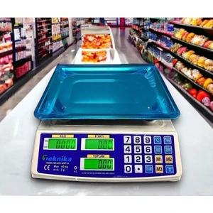 Tekno Home Terazi 40 kg Elektronik Dijital Bakkal Manav Market Pazarcı Terazisi
