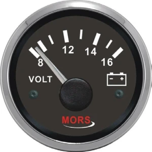 Voltmetre 12 V Siyah
