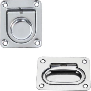 Gömme Kulp, Yaylı Tutamak, Inox 304, 76X57MM