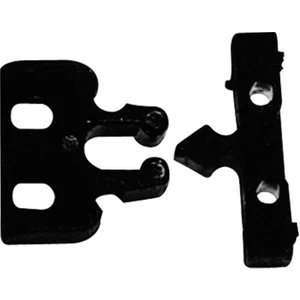 Door Fastener, Plastic, 22X32, Black