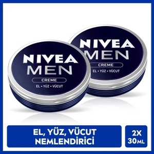Men Erkek Creme 30 ml, Yoğun Nemlendirici, Yapışkan His Bırakmaz, Hızlı Emilir, El Vücut Yüz, X2 Adet