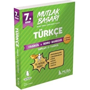 Muba Yayınları 7. Sınıf Yeni Türkçe Fasiküller - Soru Bankası