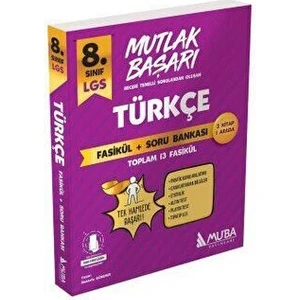 Muba Yayınları Mutlak Başarı 8. Sınıf - LGS Türkçe Fasikül - Soru Bankası