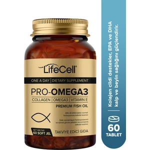 Life Cell Omega 3 Epa Dha 1000 mg - 60 Adet Soft Jel Balık Yağı Desteği