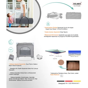 Maxi Comfort Coolstyle Anne Yanı Deluxe Kumaş Cibinlikli Oyun Parkı 70X110CM