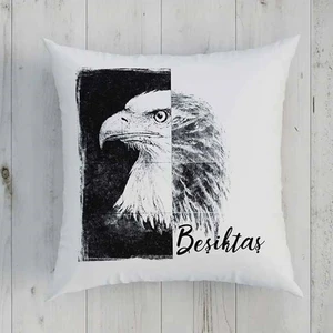 Lisanslı Beşiktaş Kartal Figürlü Kırlent
