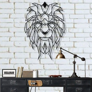Aslan Başı Metal Tablo