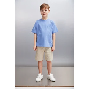 OCTAVE Erkek Oversize Mavi T-Shirt