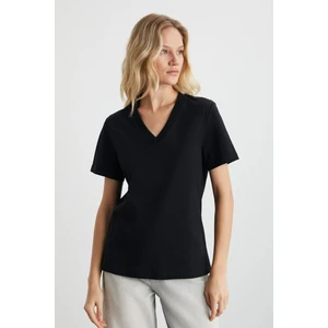 Alıne Kadın Siyah T-Shirt