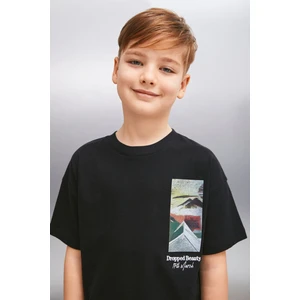 DARROW Erkek Siyah T-Shirt