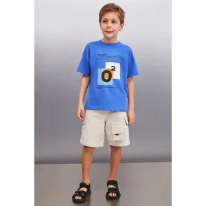 Zadıg Erkek Saks Mavi T-shirt