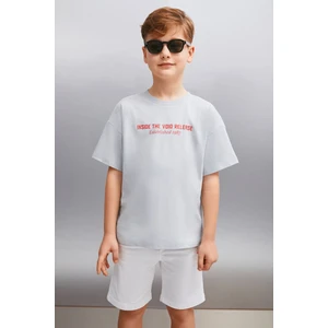 SANTO Erkek Gri T-Shirt