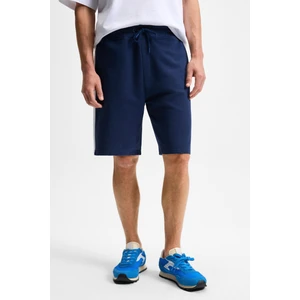 KEPA Erkek Beli Lastikli Cepli Relaxed Fit Lacivert Şort