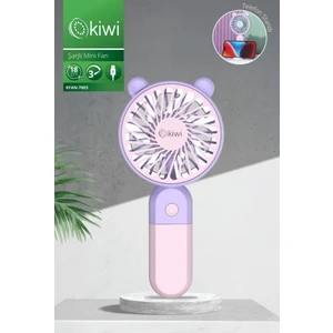 Kfan-7603 Ultra Sessiz Telefon Tutacağı Standlı El Tipi Vantilatör