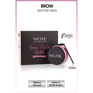 Note Cosmetics Brow Master Kaş Sabitleyici & Şekillendirici Renksiz Wax