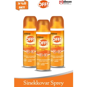 OFF! 3'lü Sinekkovar Sprey 100 ml Set