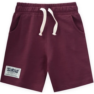 Etiket Detaylı Kapri 1-10 Yaş Bordo