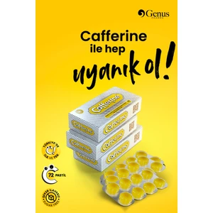 Cafferine, Kafein, Taurin ve C Vitamini Içeren Pastil Takviye Edici Gıda 3'lü Avantaj