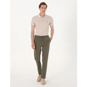 Pierre Cardin Erkek Yeşil Ex. Slim Fit Kumaş Pantolon 50303459-VR016