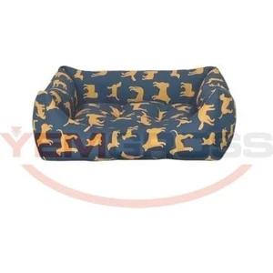 Pet Comfort Uniform Lacivert-Sarı Kedi ve Köpek Yatağı S 50x40cm