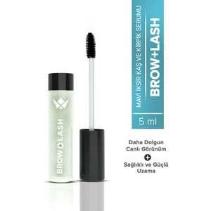 BrowLash Mavi İksir Kaş ve Kirpik Serumu - 5 ml, Paraben İçermeyen Güçlendirici ve Hacim Artırıcı