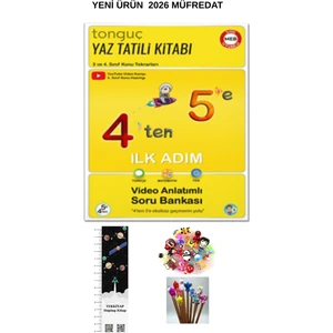 Tonguç Akademi 4'ten 5'e Yaz Tatili Kitabı Ilk Adım 2026 Maarif Modeli (Uzay A.+ Kalem B.)Yeni Ürün