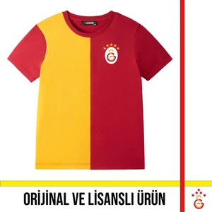 Lisanslı 5 Yıldızlı Sarı Kırmızı Çocuk T-Shirt