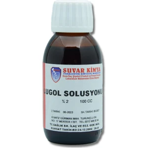 Lugol Solüsyonu %2 100 cc (Iyot Çözeltisi)