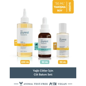 Yağlı Ciltler Için Cilt Bakım Seti