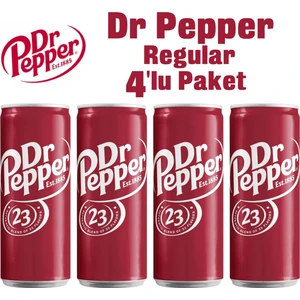 Dr. Pepper Dr Pepper 330ml  4'lü Paket