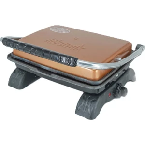 Dökümix Demir Döküm Rose Gold 1800 Watt 4-6 Dilim Ev-Sanayi-Büfe Tipi Tost Makinası ve Izgara