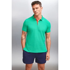 Mathew Erkek Yeşil Polo Yaka T-Shirt